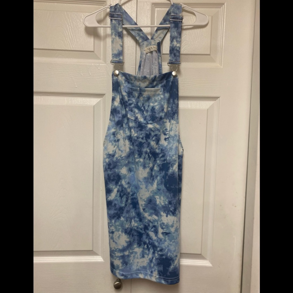 Denim, Tie-dye blue dress